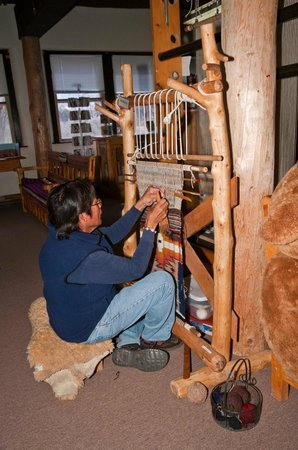Navajo weaver Native American